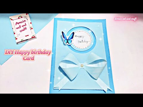 DIY Happy Birthday card/ How to make Happy birthday card / easy craft