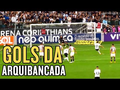 Assista aos gols do Corinthians gravados da arquibancada da Arena