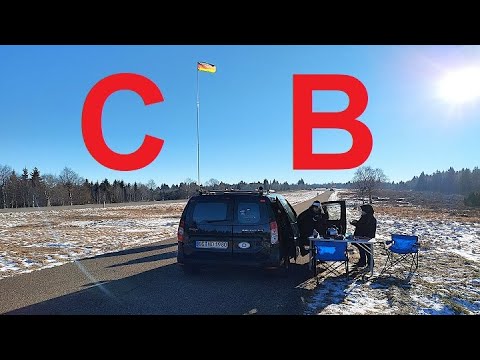 🍷 CB radio! 🍷 Mulled wine at the radio van in the Black Forest!