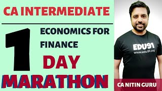 Economics for Finance Marathon | Full Revision | CA Inter | CA Nitin Guru