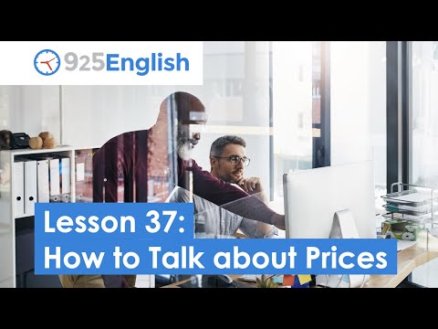 Business English How to talk about Prices in English | 925 English Lesson 37