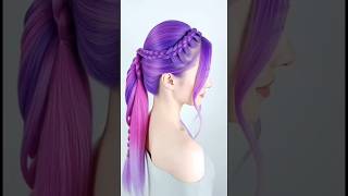 Simple Hairstyles 🎀 #braids #beauty #hairstyle #hair #viral #hairstyles