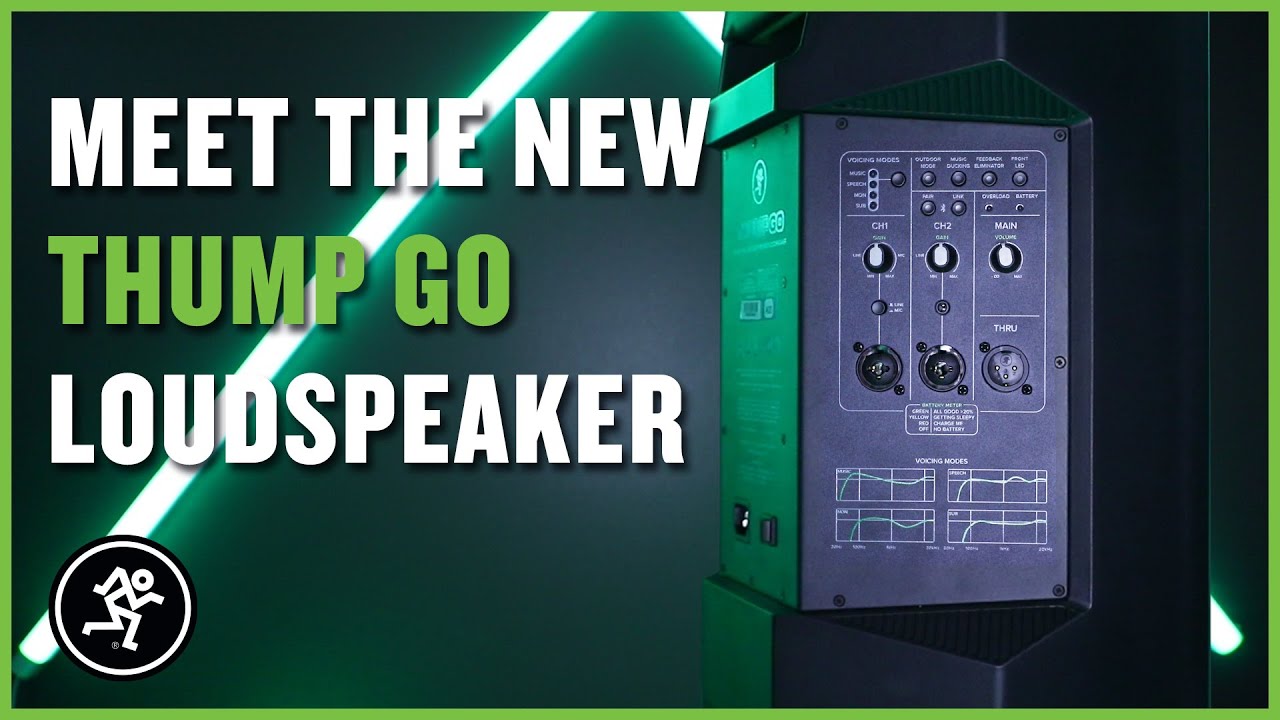 video Loa karaoke di động Mackie Thump Go chính hãng 0