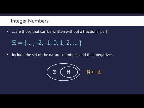 Number Systems (Natural, Integer, Rational, Irrational, & Real Numbers)