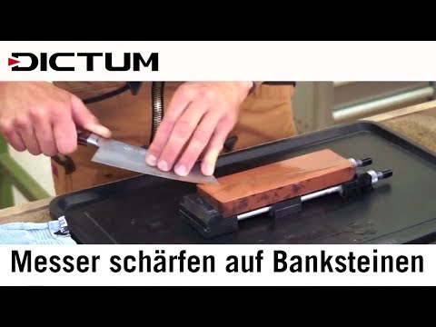 Messer auf Banksteinen perfekt schärfen - Richtig Schärfen - Tutorial