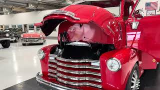 1948 Chevrolet 5400 Custom Car Hauler Engine Compartment