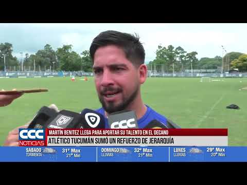 12 Martín Benítez is now a player for Atlético Tucumán