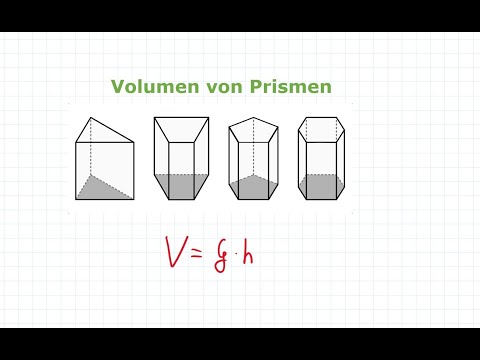 Prismen - Volumen vom Prisma berechnen | Mathe einfach erklärt