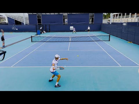 Dominic Thiem & Casper Ruud 2023 Miami Open Practice - Court Level [4K]