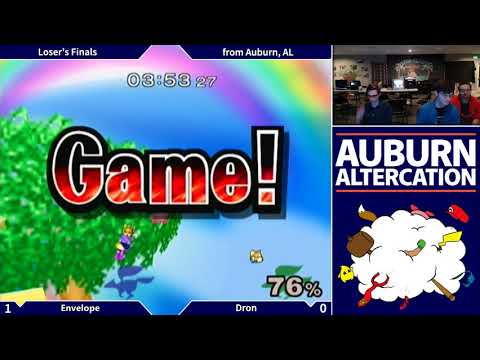 Auburn Altercation #1: Melee Singles LF - Envelope (Neutral Fox) vs. dron (Blue Fox)