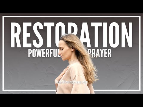 Prayer For Restoration | Powerful Prayers Of Restoration Video