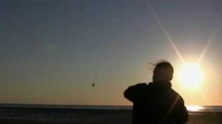 preview picture of video 'Kite Stunt 1.5m, Hunstanton next to Cliff'