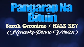 PANGARAP NA BITUIN - Sarah Geronimo/MALE KEY (KARAOKE PIANO VERSION)