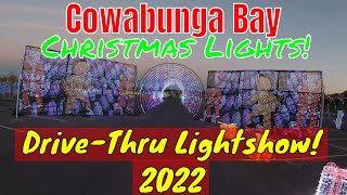 CHRISTMAS IN COLOR!! - Drive Through Lights at Cowabunga Bay Waterpark