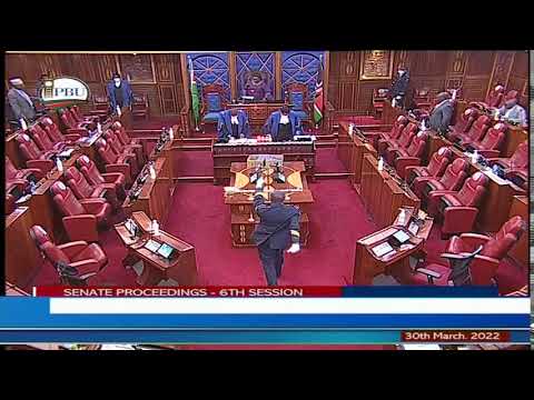 Senate Proceedings, Wednesday 30th March, 2022. Afternoon Sitting