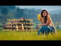 pulamme pilla song || Telugu full Lyrics song || Hanuman Movie || Teja sajja Amrita