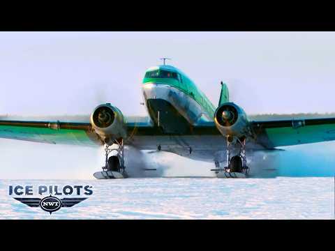DC-3 Needs Skis Fitted To Land On Frozen Lake! | S2 E8 FULL EPISODE | Ice Pilots