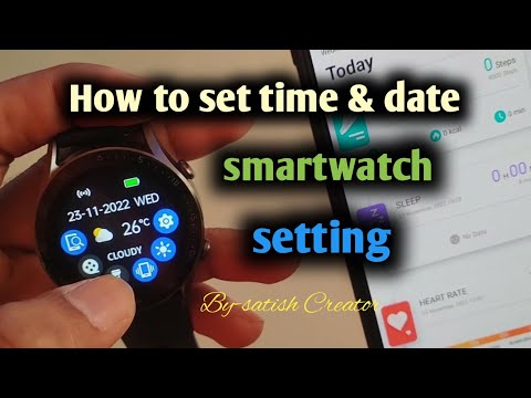 How to set time smartwatch|how to connect fire boltt smartwatch with your smartphone/Da fit app/