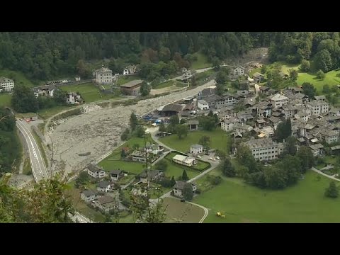 İsviçre'de toprak kayması