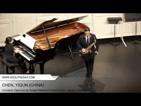 Dinant 2014   CHEN, YIQUN Concierto Capriccio by Gregori Markovich Kalinkovich   Version DINANT