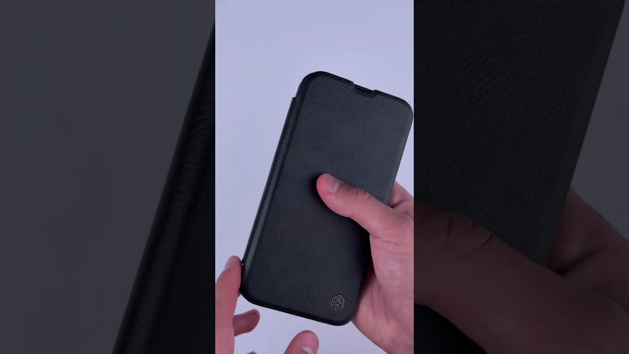 Кожаный чехол-книжка Nillkin Qin Pro Camshield для Apple iPhone 17 Air (6.5")