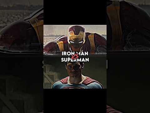 Iron Man vs Superman  #shorts #marvel #dc #ironman #superman #vs
