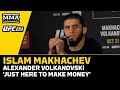 Islam Makhachev: Alexander Volkanovski 'Just Here To Make Money' | UFC 294 | MMA Fighting