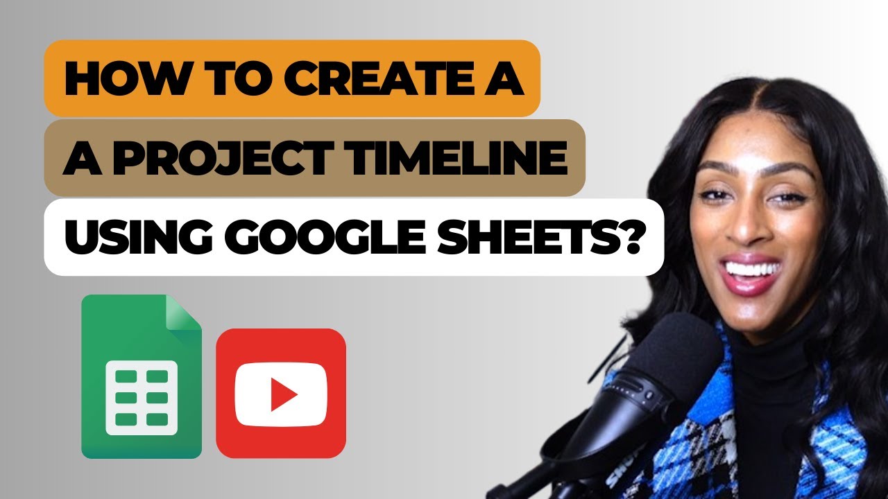 Learn How To Create A Project Timeline - Step-by-Step Using Google Sheets!