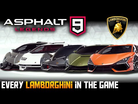 Asphalt 9: Full Lamborghini Showcase (Every Car in-game) - #a9lamborghinirevuelto  #asphalt9legends