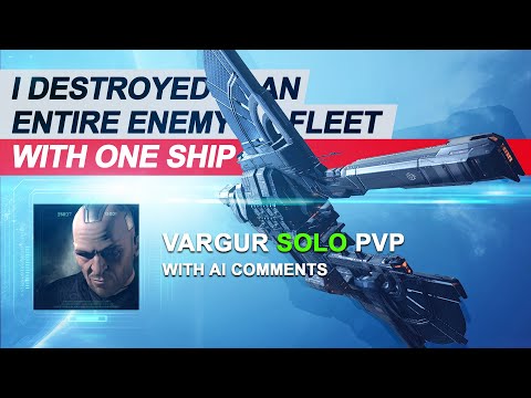How SOLO ship can kill a FLEET. Learn PvP tactics. Eve online 2023. AI generated comments.