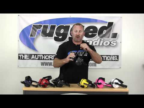 H41 Behind the Head Headsets by Rugged Radios