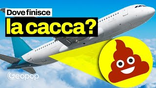 Dove finiscono la cacca e la pipì che facciamo nel bagno degli aerei