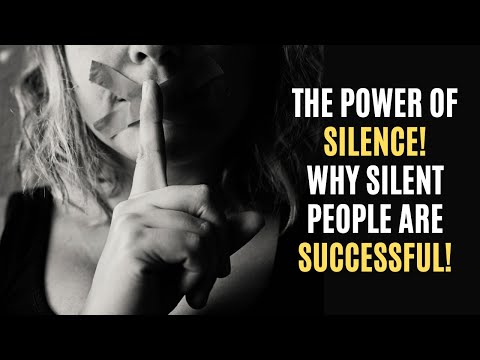 The Power Of Silence | Why silent People Are Successful
