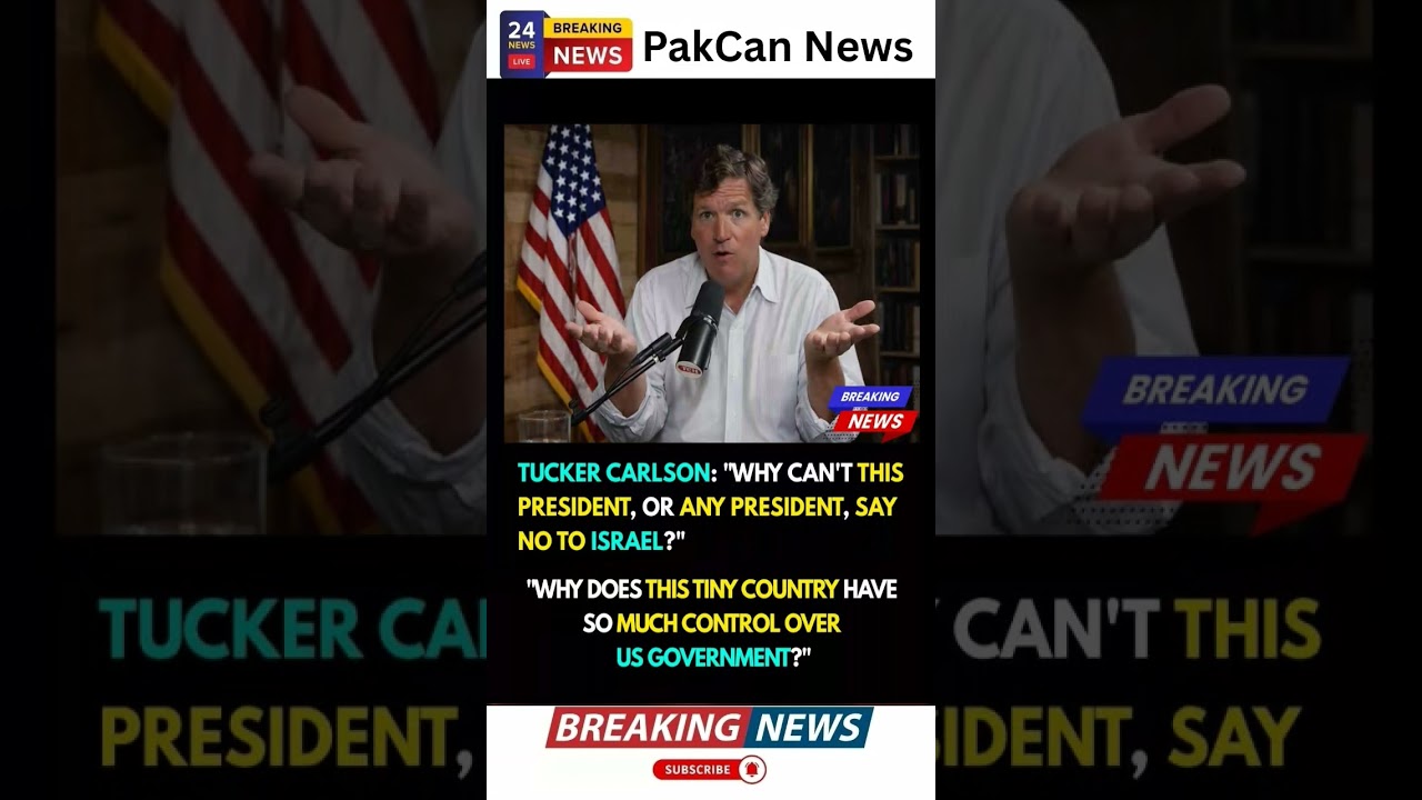 Breaking: Tucker Carlson Sparks Debate Over Washington’s Middle East Policy | PakCan News