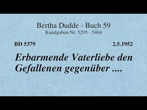 BD 5379 - ERBARMENDE VATERLIEBE DEN GEFALLENEN GEGENÜBER ....