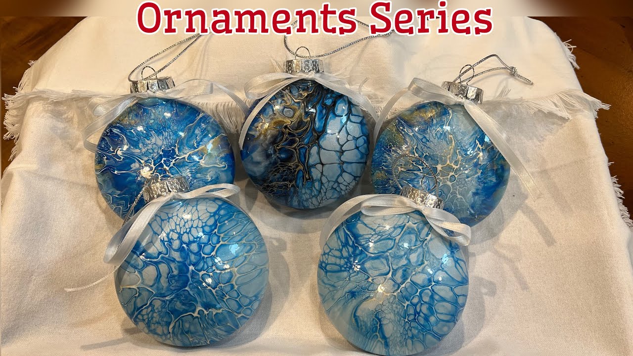 278. DIY Christmas Ornaments #christmasdecor  Bloom Technique #ornaments #diycrafts QUICK & EASY
