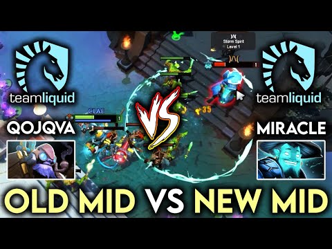 Old Liquid Mid Meets New Liquid Mid - Miracle [Storm Spirit] vs Qojqva [Tinker] || GIVEAWAY RESULT!!