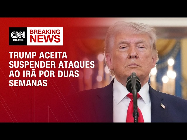 Trump diz que concorda em suspender ataques ao Irã por duas semanas | HORA H