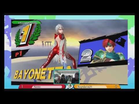 Smash 4 @ CU 1: Nero (Bayonetta) vs. Reptile1425 (Roy) Loser's Quarters