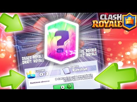 LEGGENDARIO DRAFT ROYALE  RANDOM![NEX]  CLASH ROYALE ITA GAMEPLAY