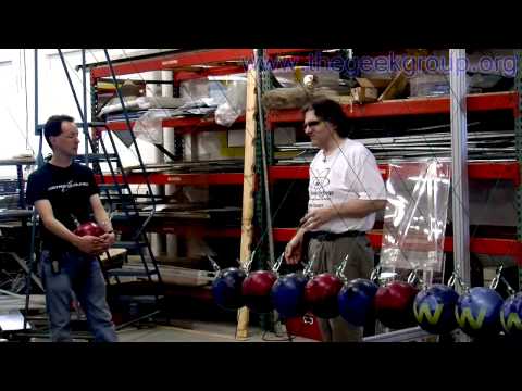 The Geek Group's World's Largest Newton's Cradle