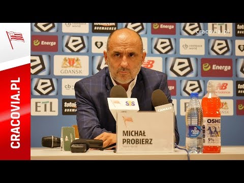 Trener Michał Probierz po meczu z Lechią (22.07.2017)