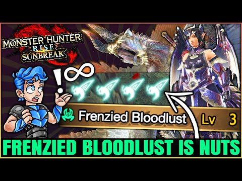 Having 4 Wirebugs At Once = OP - Frenzied Bloodlust Breakdown & More - Monster Hunter Rise Sunbreak!