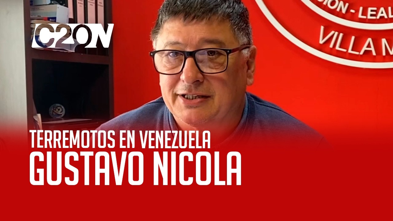 C20 Noticias | Terremotos en Venezuela - Gustavo Nicola