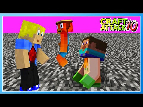 FAIL? BLOWING THROUGH THE NETHER CEILING! - Minecraft Craft Attack 10