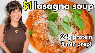 Meal Prep Lasagna Soup That's Just $1 Per Serving