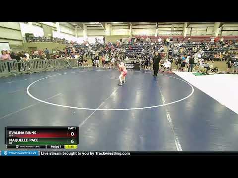 80-85 Lbs Round 2 - Evalina Binns, WY Vs Maquelle Pace, UT E4ed