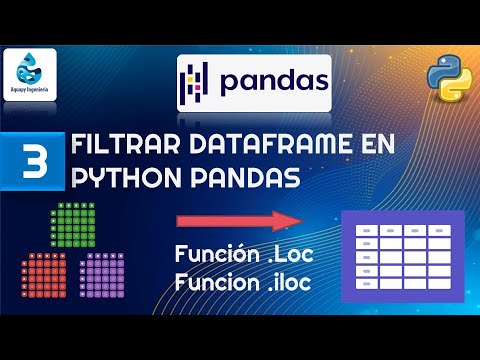 3│Filtrar dataframe en pandas Python, selección de filas y columnas python - método .loc y .iloc.