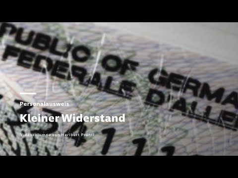 Fingerabdruck im Personalausweis - Kleiner Widerstand