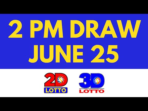 2pm Lotto Result Today June 25 2023 [Swertres Ez2]